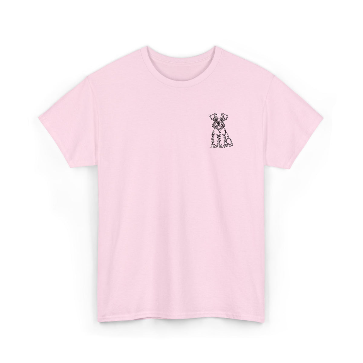 Camiseta Bordada Personalizada de tu Mascota — Retrato en Línea