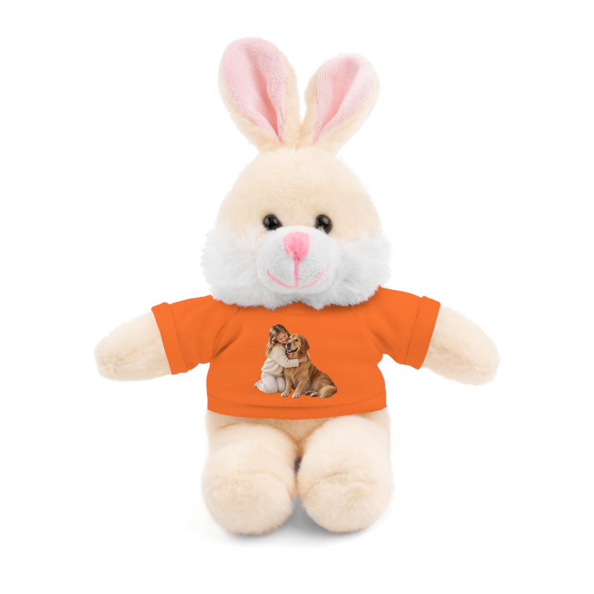 Peluche con Camiseta Personalizada — Foto de tu Mascota