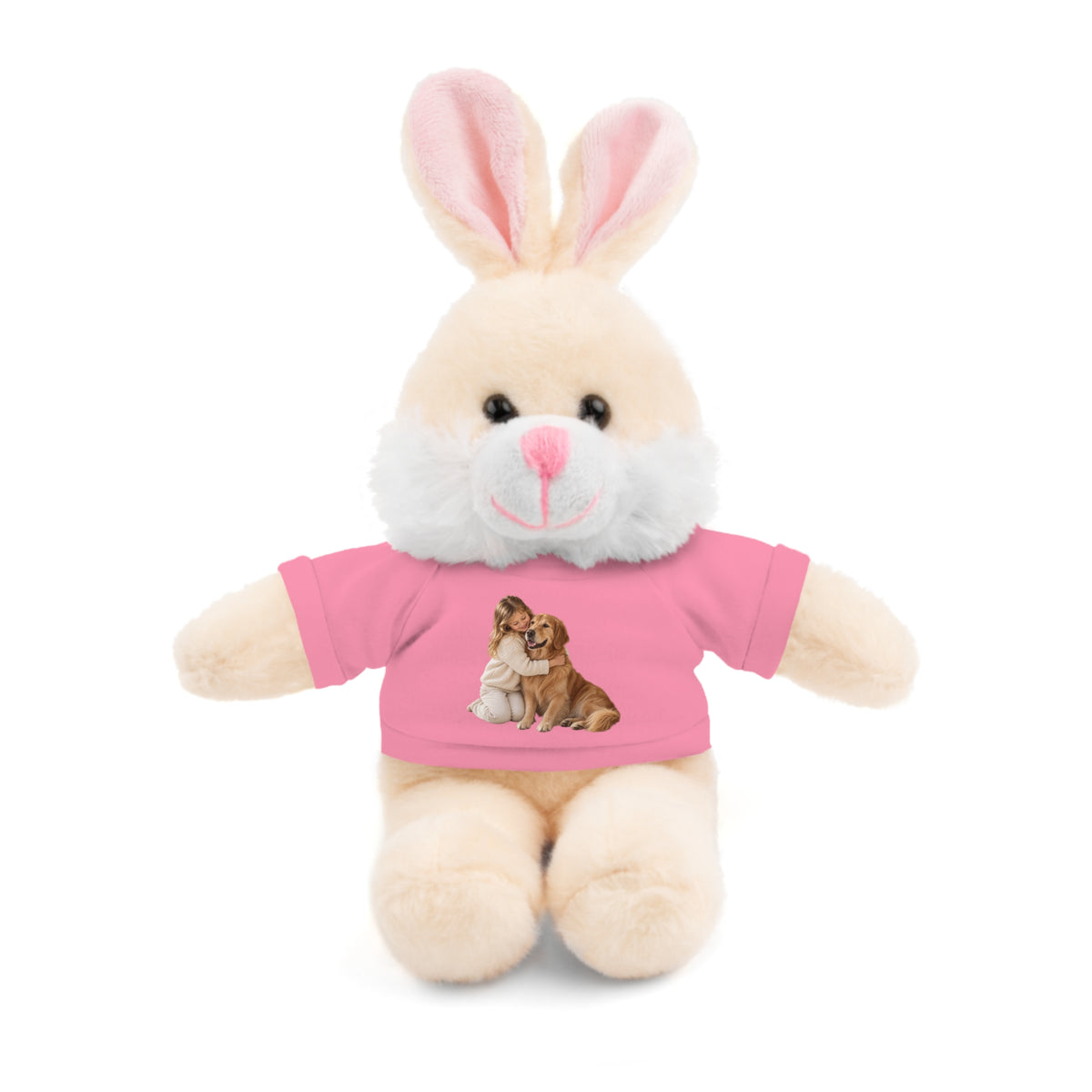 Peluche con Camiseta Personalizada — Foto de tu Mascota