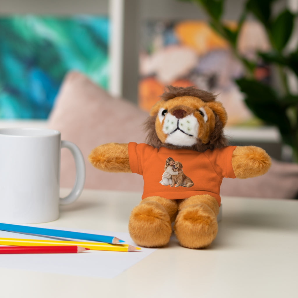 Peluche con Camiseta Personalizada — Foto de tu Mascota