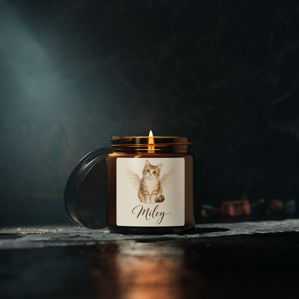 Vela de Soja Personalizada con la Foto de tu Mascota