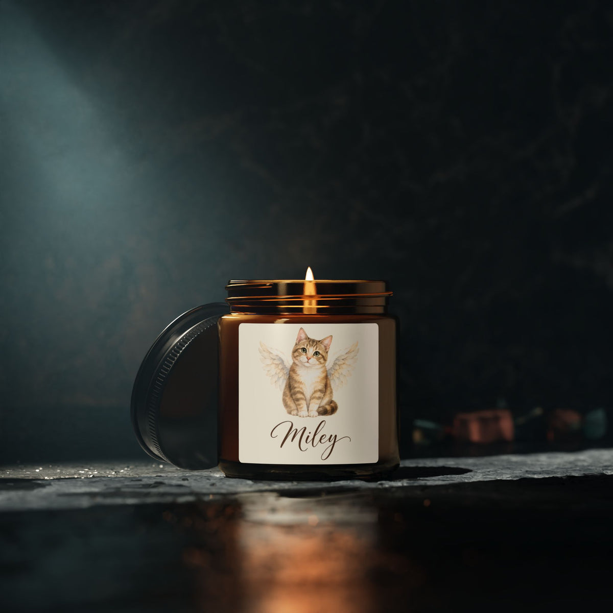 Vela de Soja Personalizada con la Foto de tu Mascota