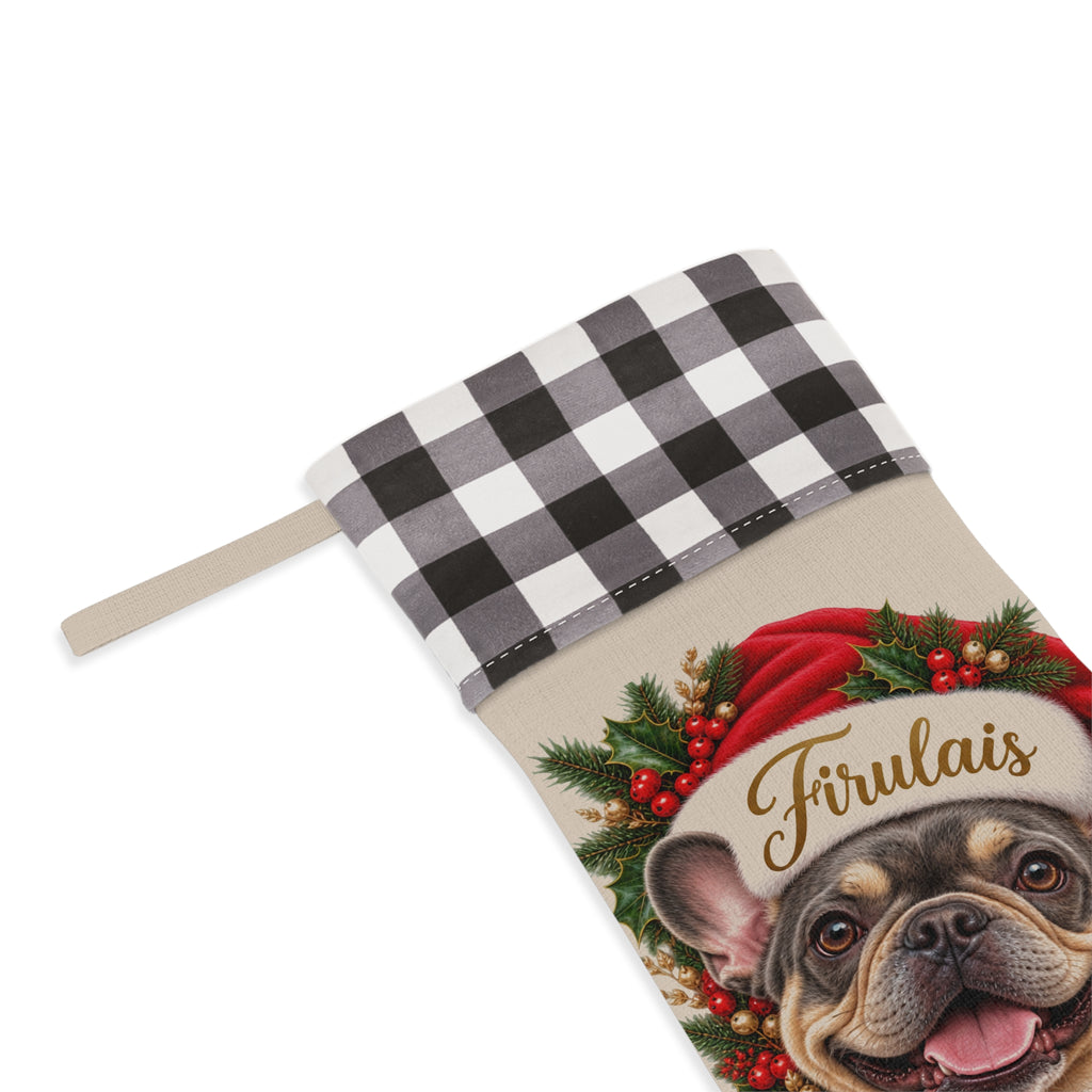 Bota Navideña Personalizada con Foto de tu Mascota