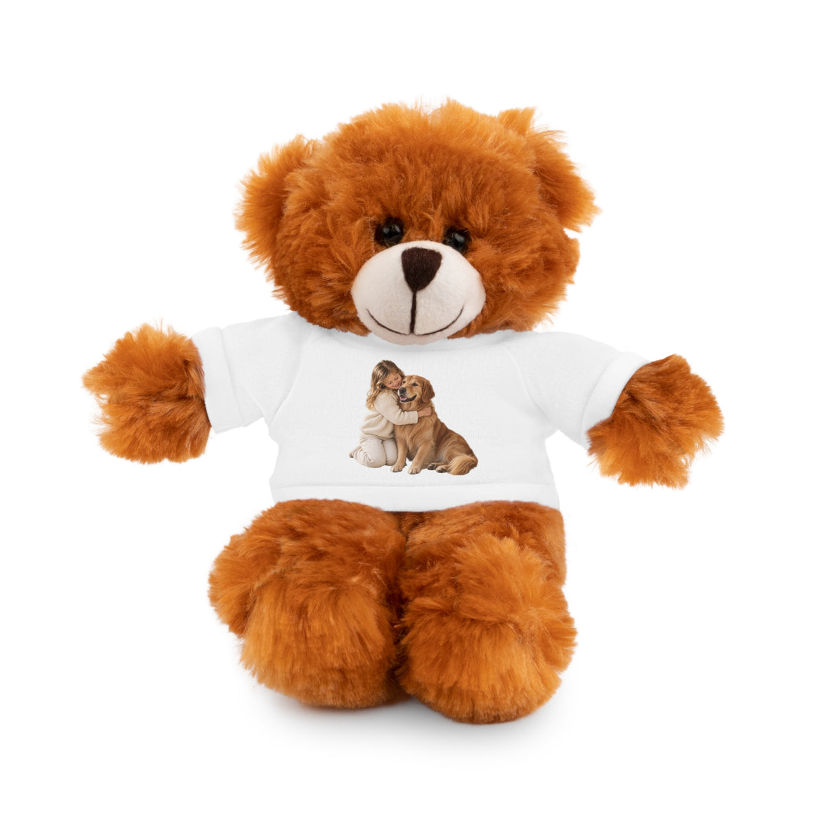 Peluche con Camiseta Personalizada — Foto de tu Mascota
