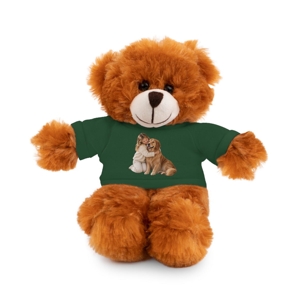 Peluche con Camiseta Personalizada — Foto de tu Mascota