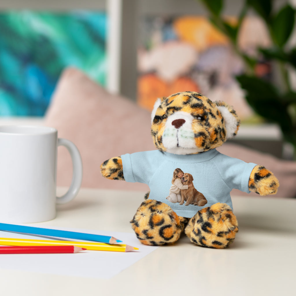 Peluche con Camiseta Personalizada — Foto de tu Mascota
