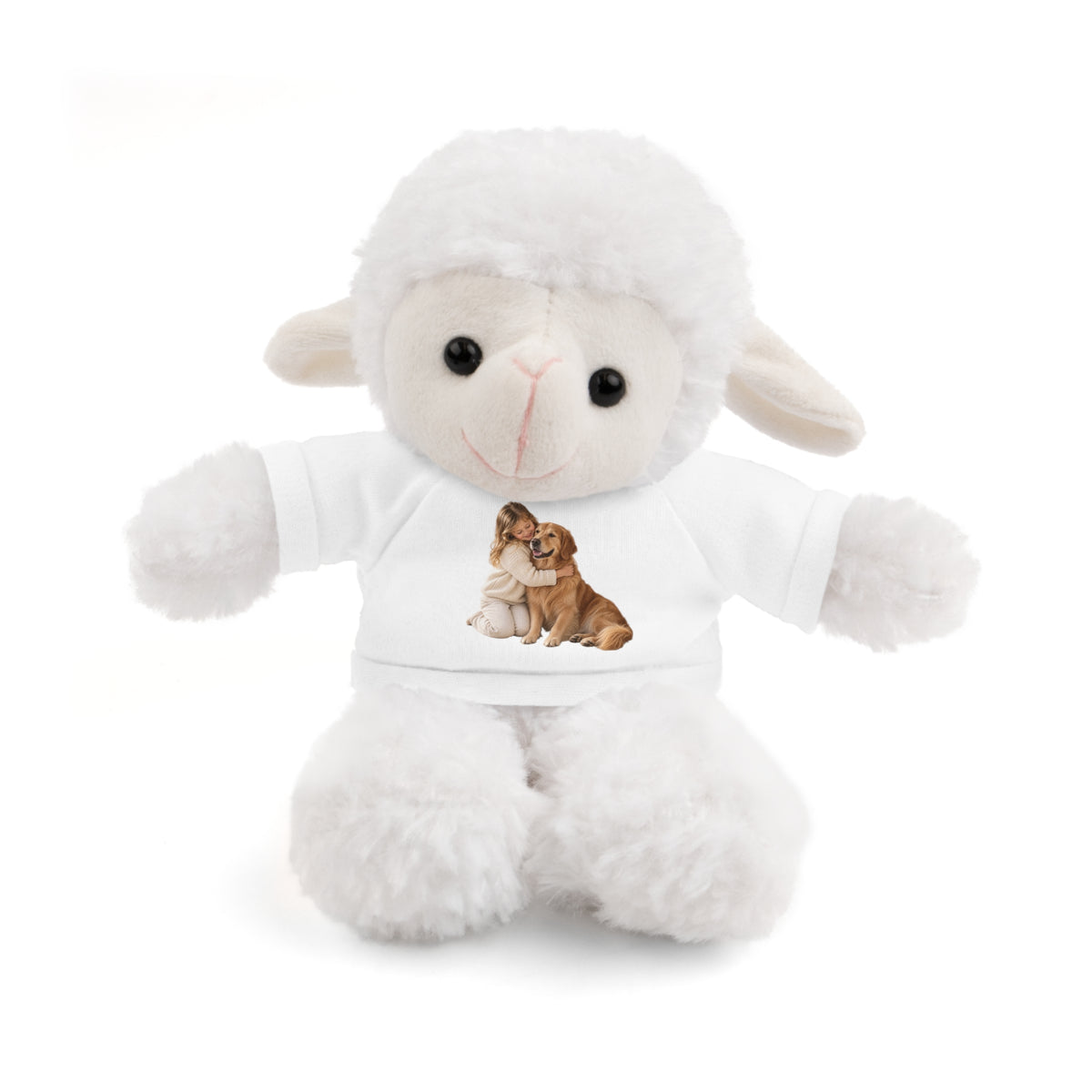 Peluche con Camiseta Personalizada — Foto de tu Mascota