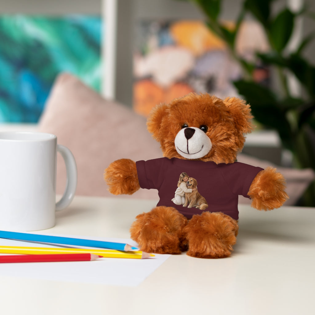 Peluche con Camiseta Personalizada — Foto de tu Mascota