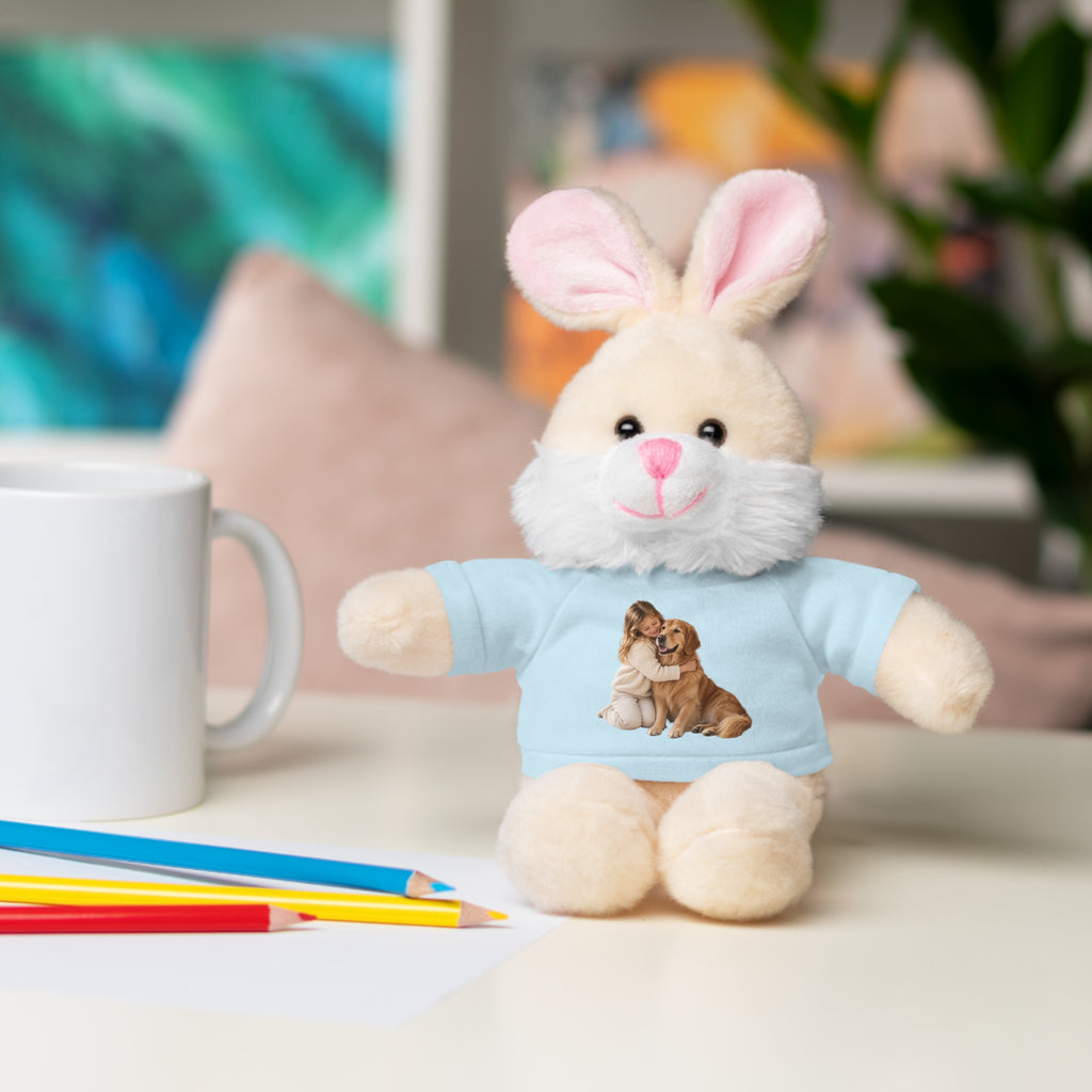 Peluche con Camiseta Personalizada — Foto de tu Mascota