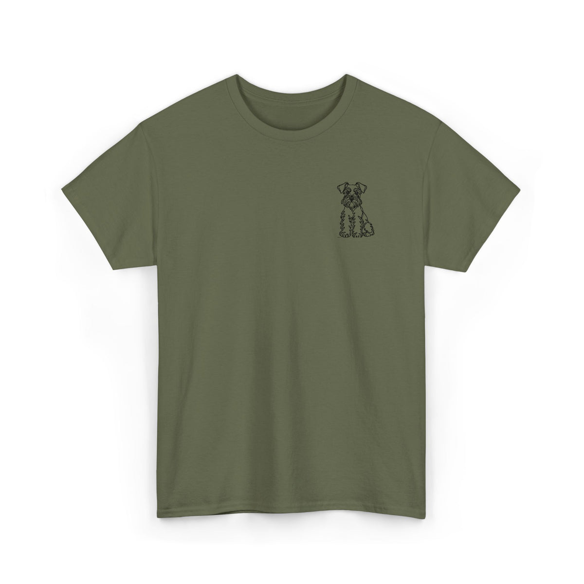 Camiseta Bordada Personalizada de tu Mascota — Retrato en Línea