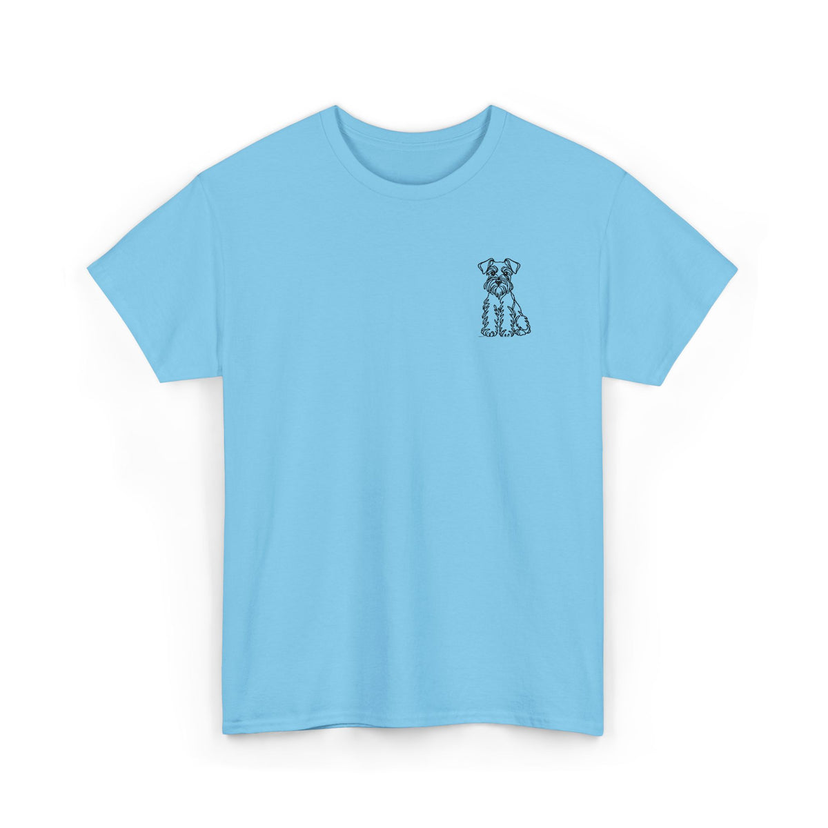 Camiseta Bordada Personalizada de tu Mascota — Retrato en Línea