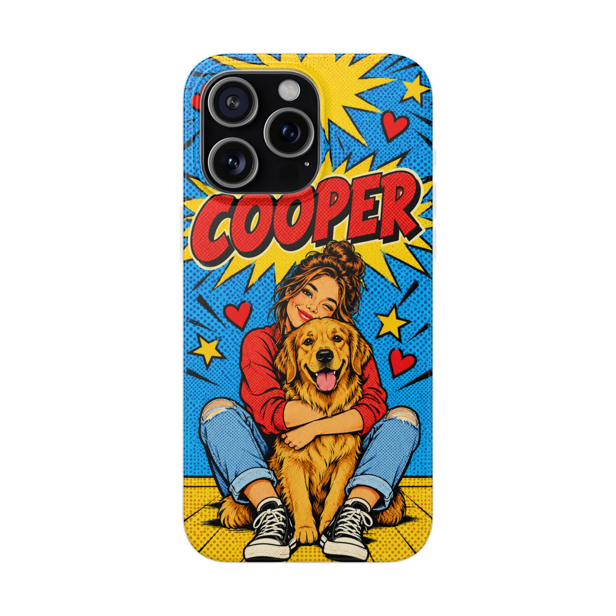 Funda de Celular Transparente Personalizada con tu Mascota — Foto Real o Diseño Ilustrado