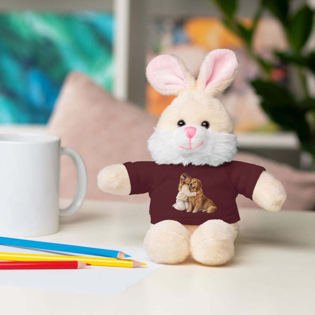 Peluche con Camiseta Personalizada — Foto de tu Mascota