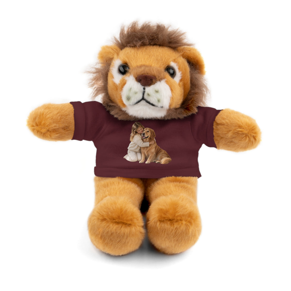 Peluche con Camiseta Personalizada — Foto de tu Mascota