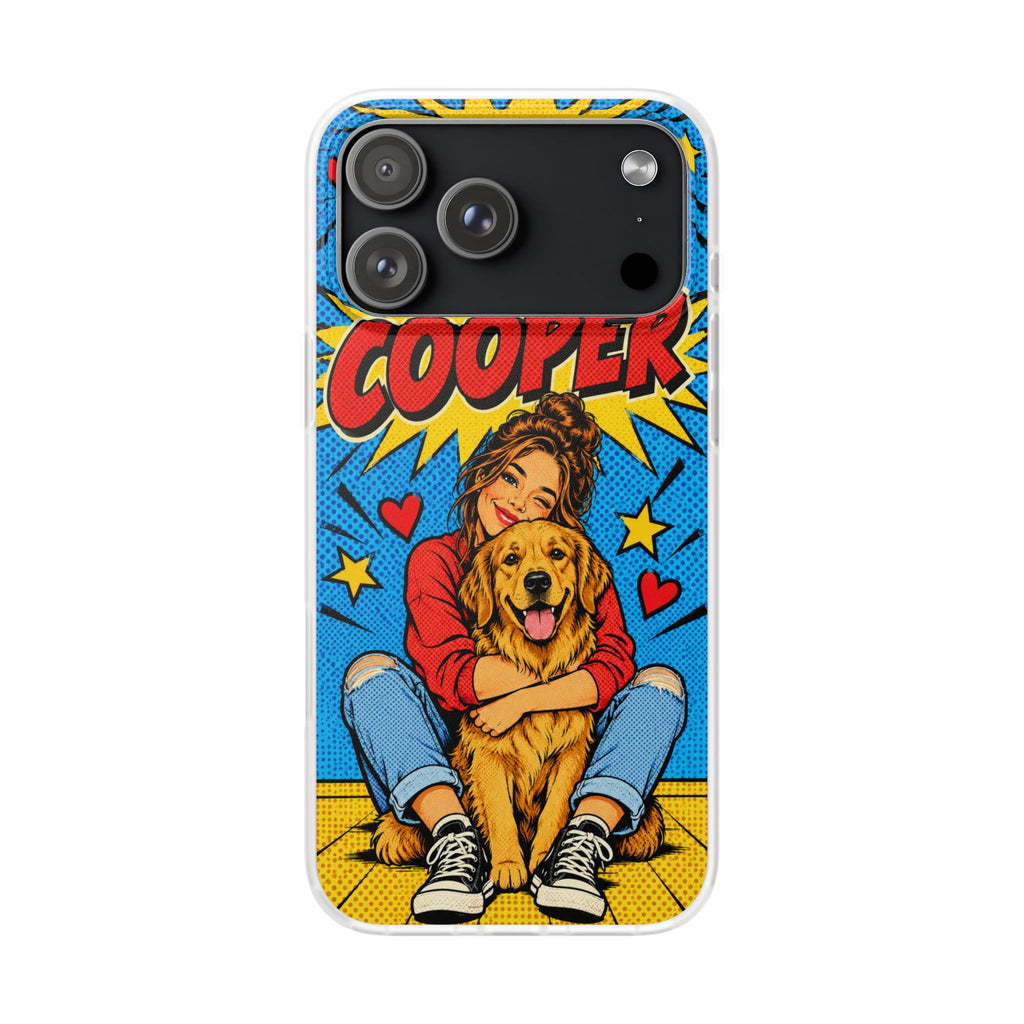 Funda de Celular Transparente Personalizada con tu Mascota — Foto Real o Diseño Ilustrado