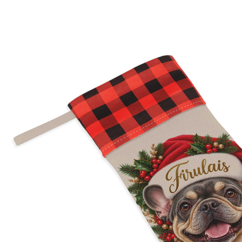 Bota Navideña Personalizada con Foto de tu Mascota