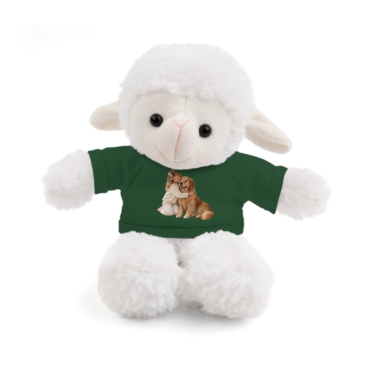 Peluche con Camiseta Personalizada — Foto de tu Mascota