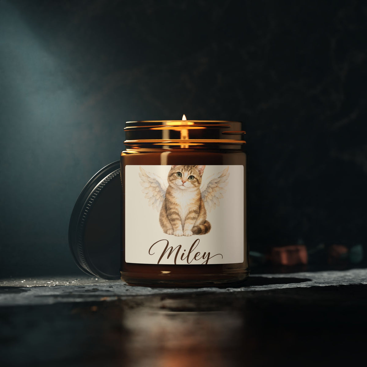 Vela de Soja Personalizada con la Foto de tu Mascota