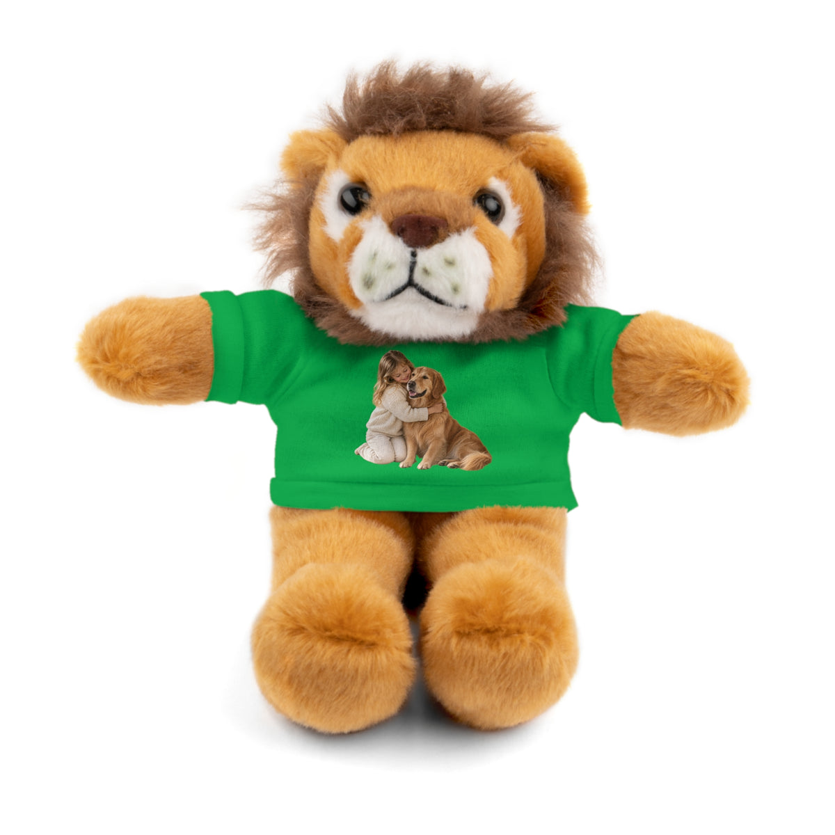 Peluche con Camiseta Personalizada — Foto de tu Mascota