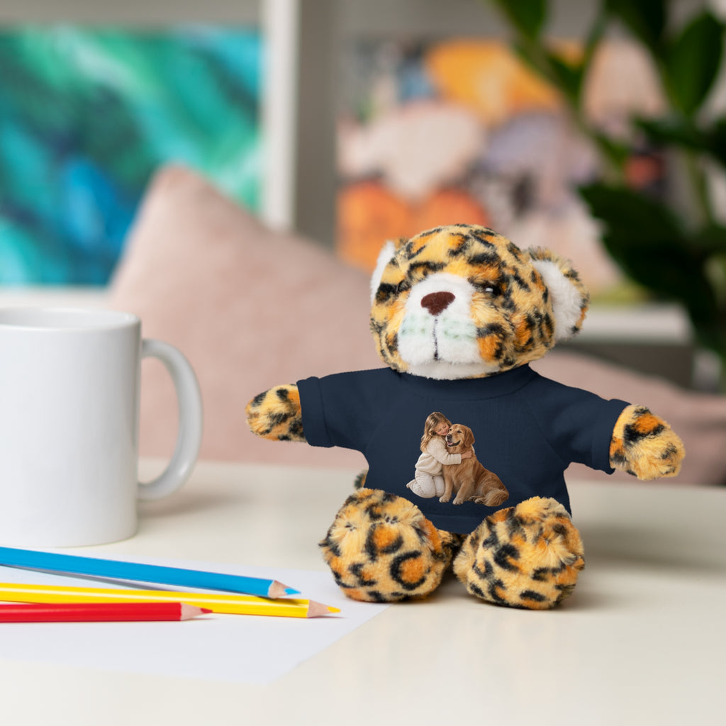 Peluche con Camiseta Personalizada — Foto de tu Mascota