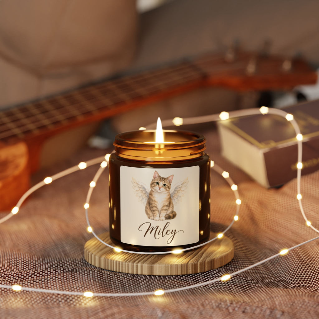 Vela de Soja Personalizada con la Foto de tu Mascota