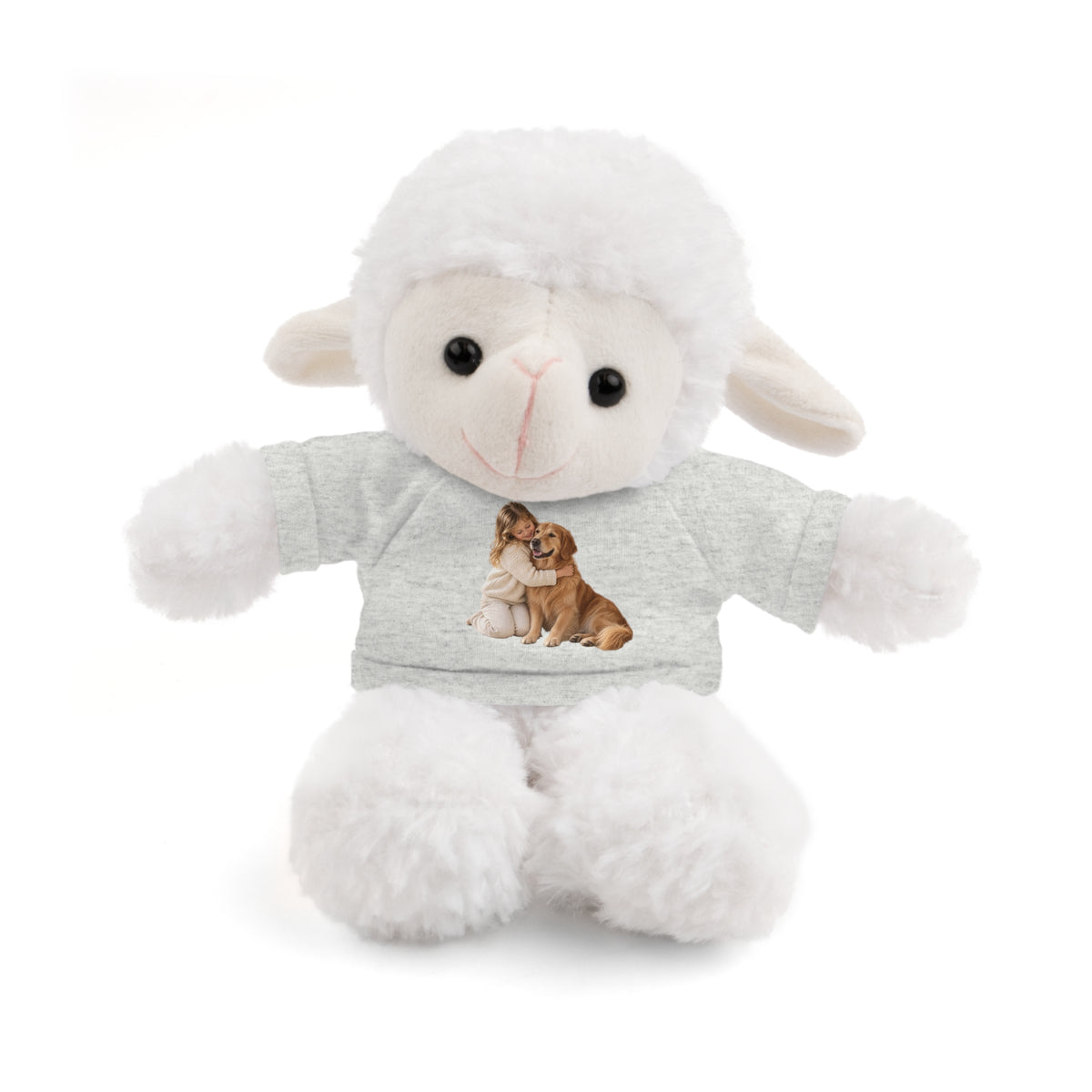 Peluche con Camiseta Personalizada — Foto de tu Mascota