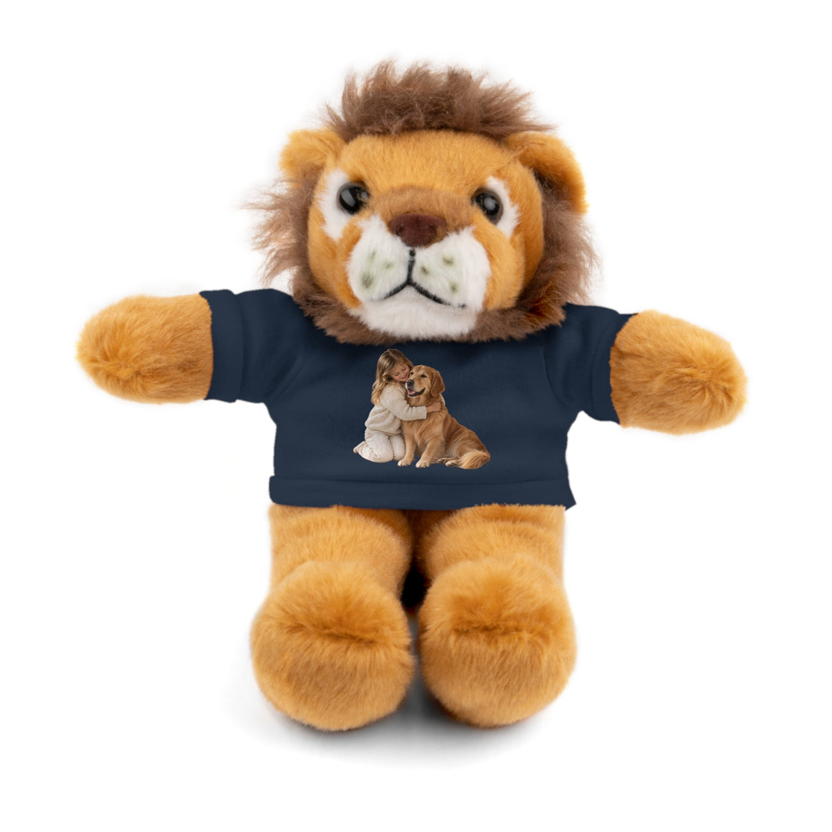Peluche con Camiseta Personalizada — Foto de tu Mascota