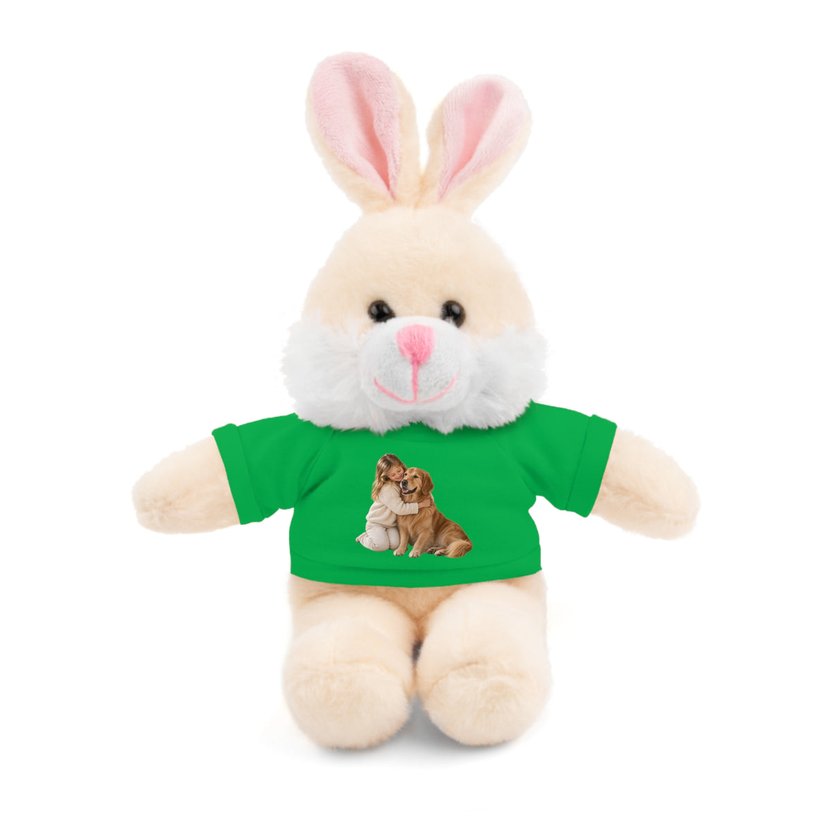 Peluche con Camiseta Personalizada — Foto de tu Mascota
