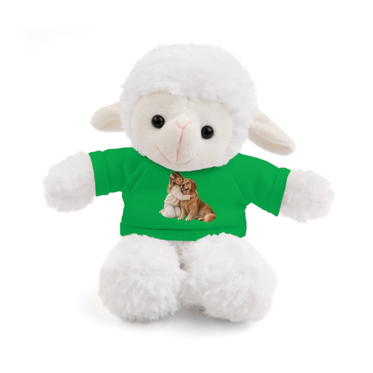 Peluche con Camiseta Personalizada — Foto de tu Mascota