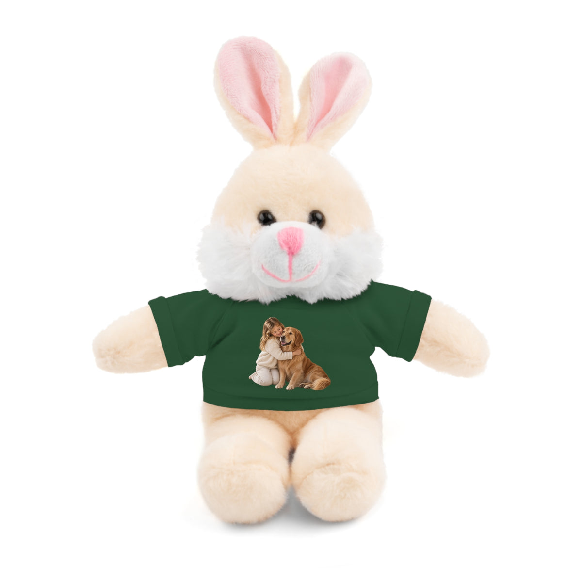 Peluche con Camiseta Personalizada — Foto de tu Mascota