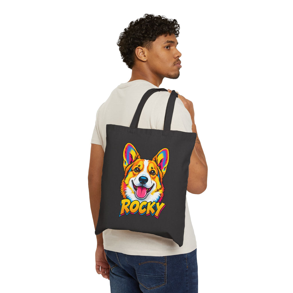 Bolsa Tote Personalizada con el Retrato de tu Mascota — Foto Real o Diseño Ilustrado