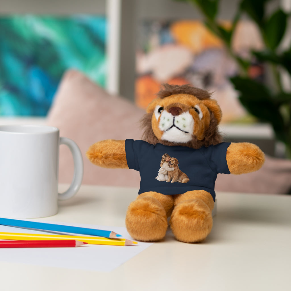 Peluche con Camiseta Personalizada — Foto de tu Mascota