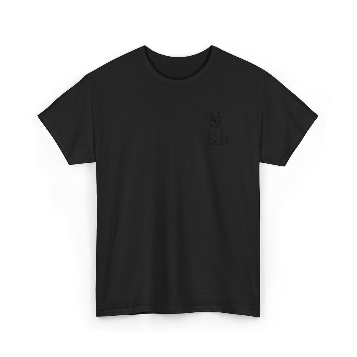 Camiseta Bordada Personalizada de tu Mascota — Retrato en Línea