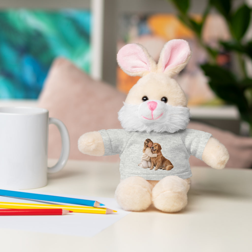 Peluche con Camiseta Personalizada — Foto de tu Mascota