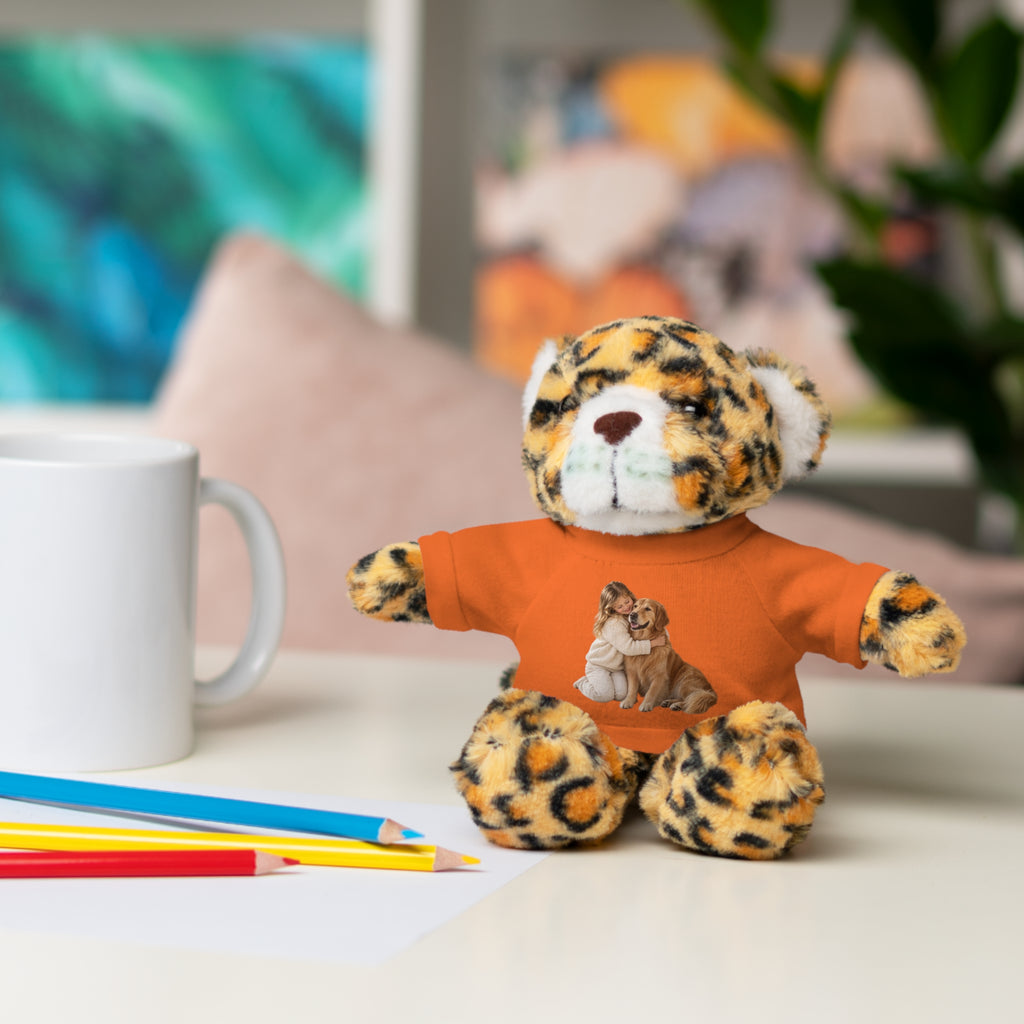Peluche con Camiseta Personalizada — Foto de tu Mascota