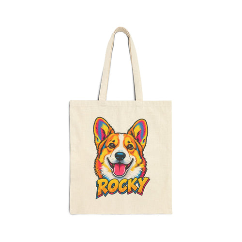 Bolsa Tote Personalizada con el Retrato de tu Mascota — Foto Real o Diseño Ilustrado