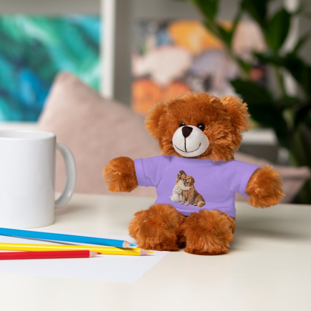 Peluche con Camiseta Personalizada — Foto de tu Mascota