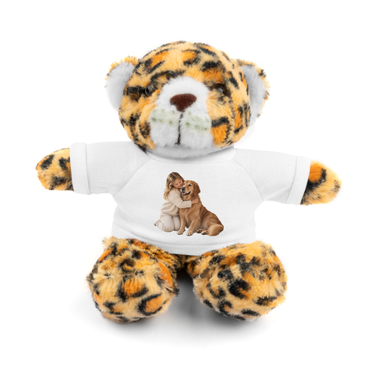 Peluche con Camiseta Personalizada — Foto de tu Mascota