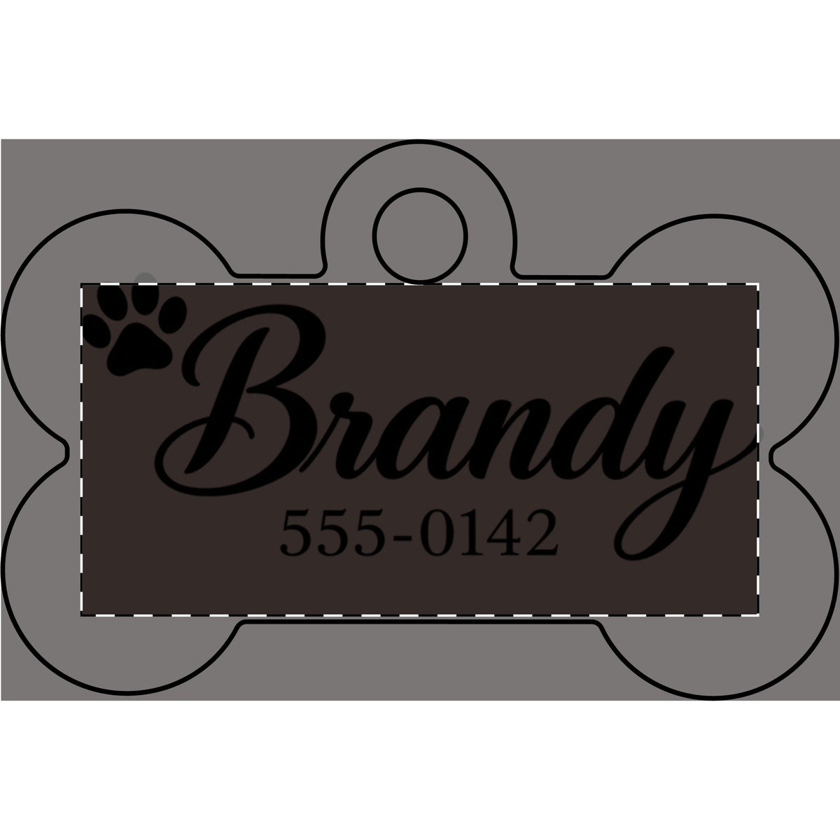 Placa de Identificación Grabada para tu Mascota