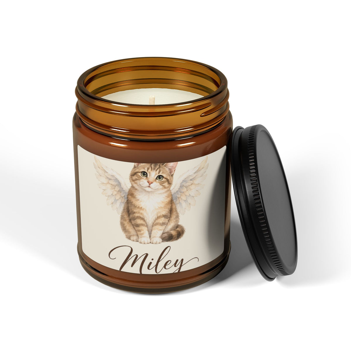 Vela de Soja Personalizada con la Foto de tu Mascota