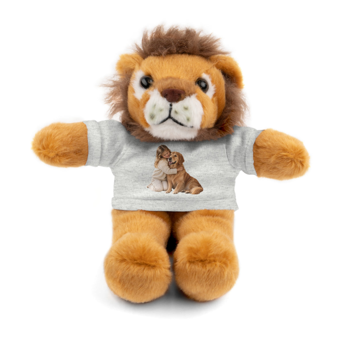 Peluche con Camiseta Personalizada — Foto de tu Mascota