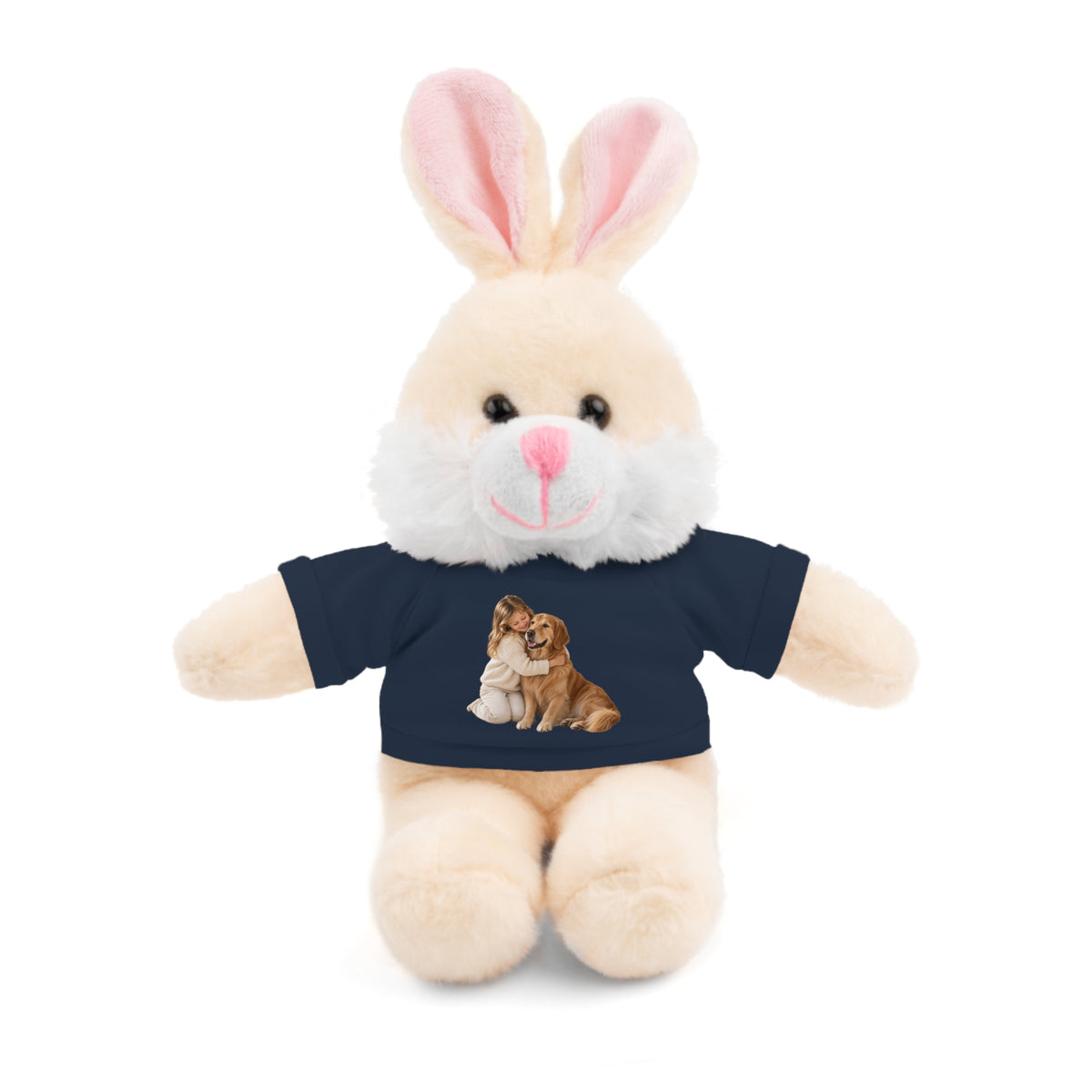 Peluche con Camiseta Personalizada — Foto de tu Mascota