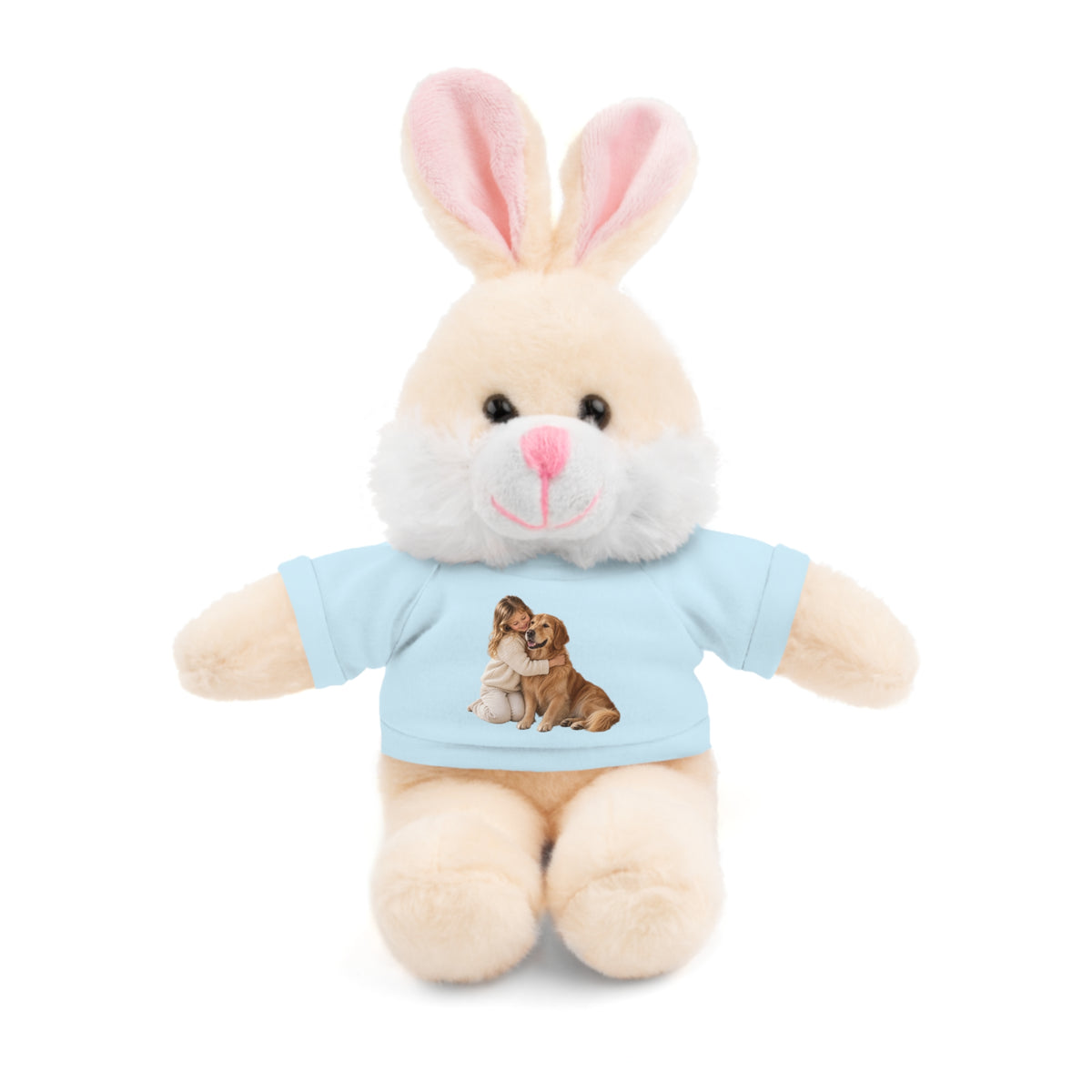 Peluche con Camiseta Personalizada — Foto de tu Mascota