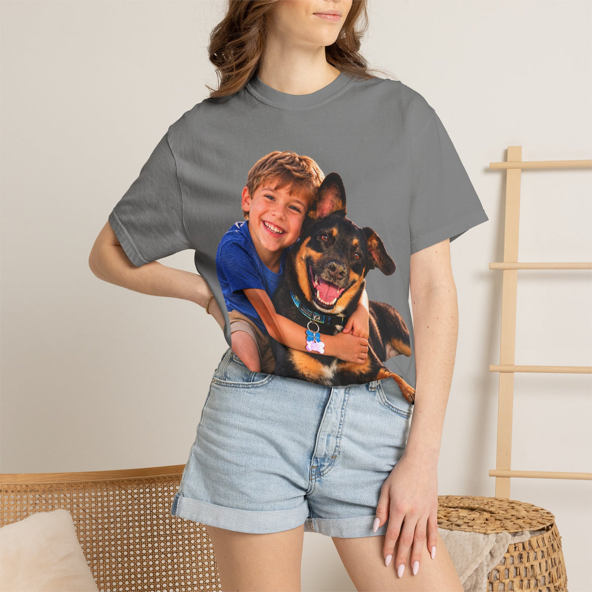 Playera Personalizada con Foto de tu Mascota