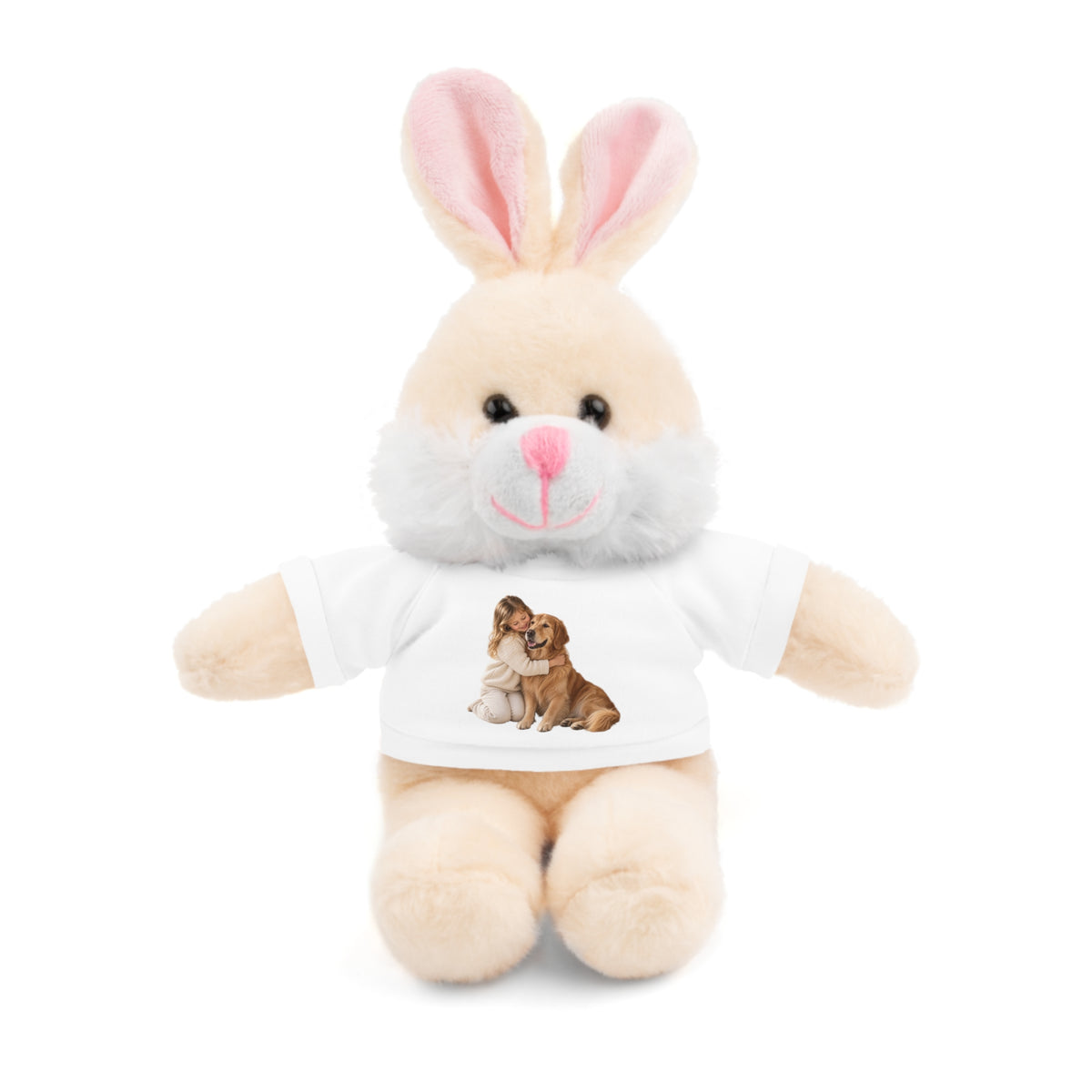 Peluche con Camiseta Personalizada — Foto de tu Mascota