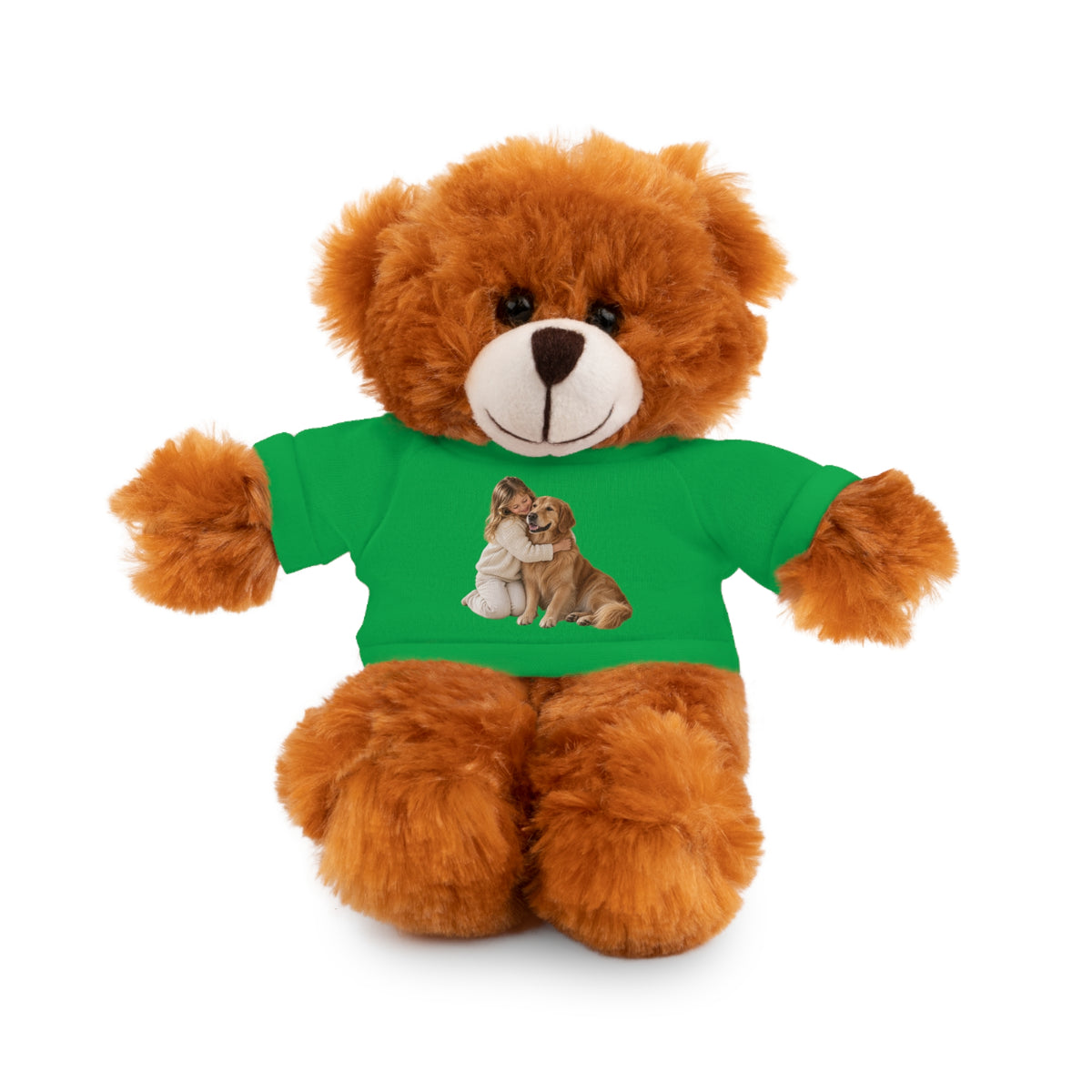 Peluche con Camiseta Personalizada — Foto de tu Mascota