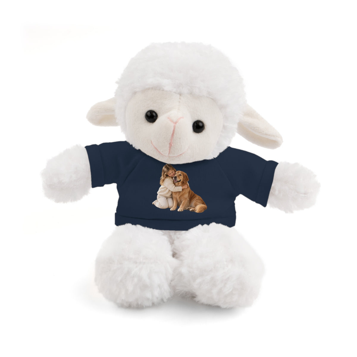 Peluche con Camiseta Personalizada — Foto de tu Mascota