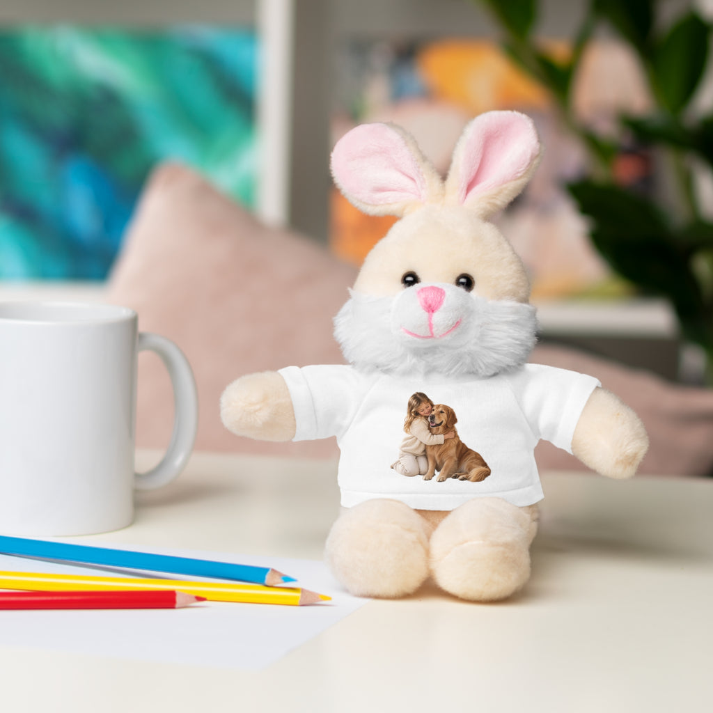 Peluche con Camiseta Personalizada — Foto de tu Mascota