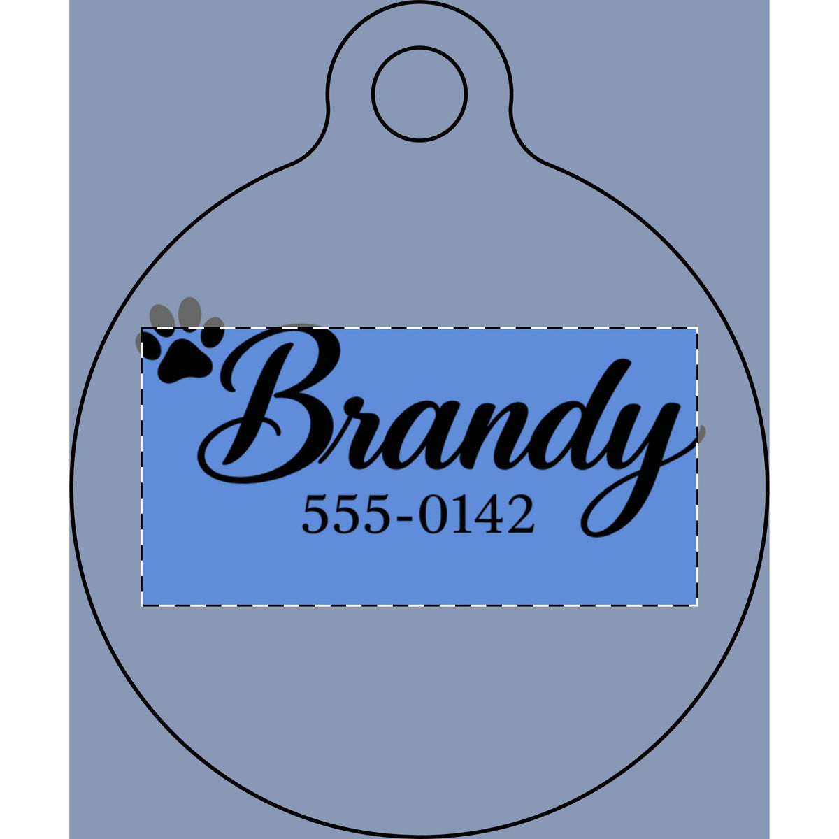 Placa de Identificación Grabada para tu Mascota
