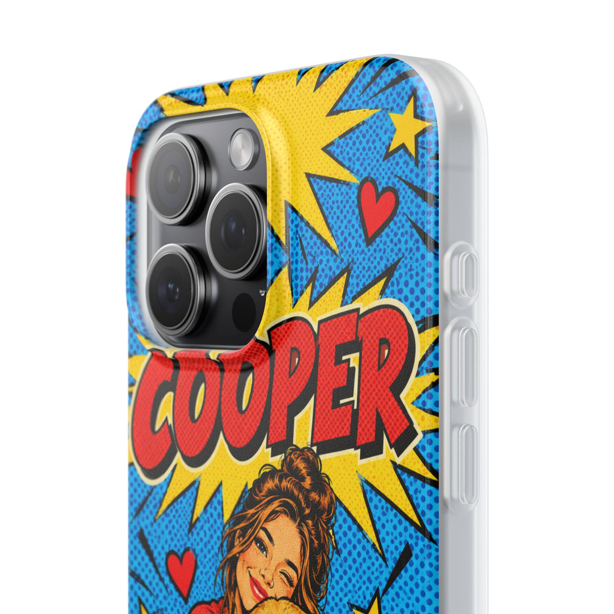 Funda de Celular Transparente Personalizada con tu Mascota — Foto Real o Diseño Ilustrado